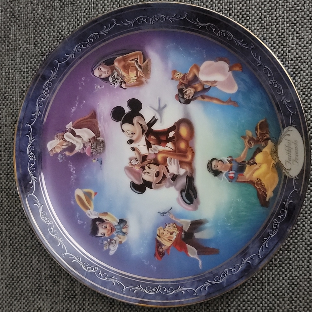 Faithful Friends Disney Plate
